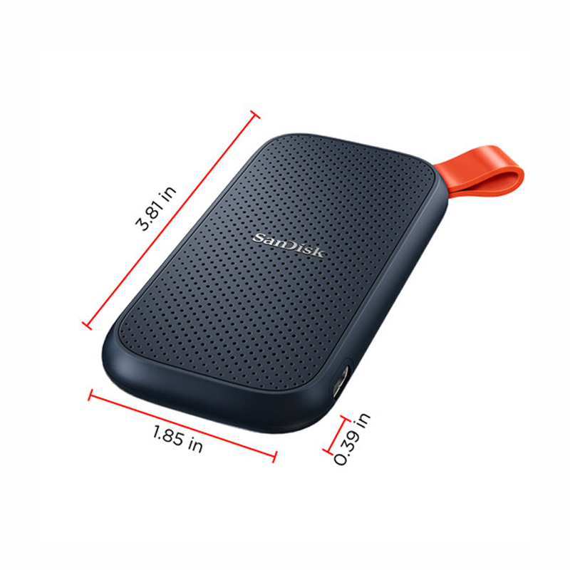 Unidad SSD Externa SanDisk Portable de 1 TB - USB 3.2 - Hasta 520 MB/s - Modelo SDSSDE30-1T00-G25