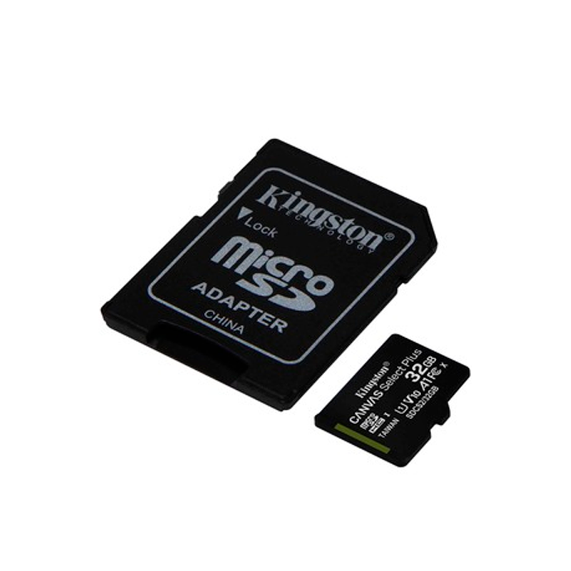 Tarjeta de Memoria Kingston microSDHC Canvas Select Plus SDCS2 - 32GB - Clase 10/UHS-I (U1) - 100MB/s