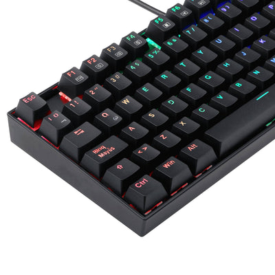 Teclado Gamer Redragon Kumara K552 RGB Switch Blue - Negro