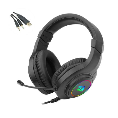 Audífonos Gamer Redragon HYLAS H260 RGB U - Negro