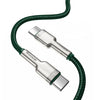 Baseus Baseus cable de datos metálico de la Serie Cafule de Tipo-C a Tipo-C 100W 2m - Verde - Bestmart