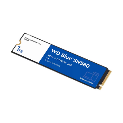 Disco SSD Western Digital WD Blue SN580 1TB/ M.2 2280/ NVMe PCIe 4.0 x4