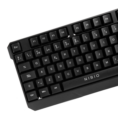 Teclado Gamer K200 Strike Nibio con cable - Negro