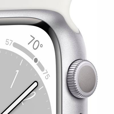 Apple Smartwatch Apple Watch Series 8 - GPS - 41mm - Aluminio con correa Plata Sport S/M - Bestmart