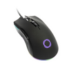 Mouse Gamer Nibio Trigger RGB con cable - 12.000 DPI - Negro