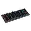 Teclado Gamer Redragon Kumara K552 RGB Switch Blue - Negro