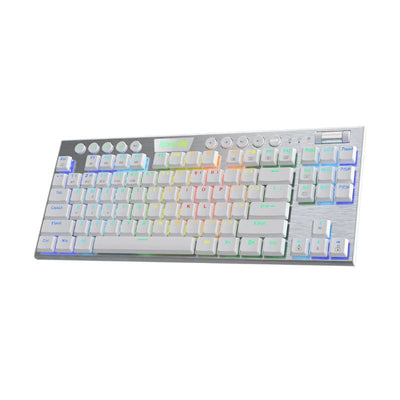 Teclado Mecánico Redragon Horus TKL K622SP Switch Red RGB - Blanco