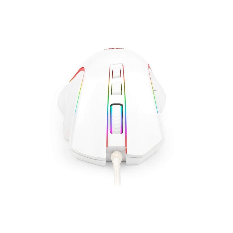 Mouse Gamer Redragon GRIFFIN M607 RGB - 7200 DPI - Blanco