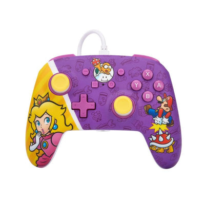 Control Nintendo Switch PowerA Con Cable - Edición Princess Peach