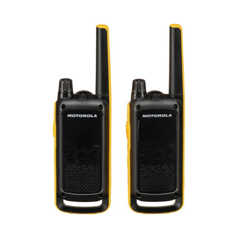 Walkie-talkies T470 FRS/GMRS (2 unidades) Radio bidireccional Motorola Solutions - Negro con amarillo