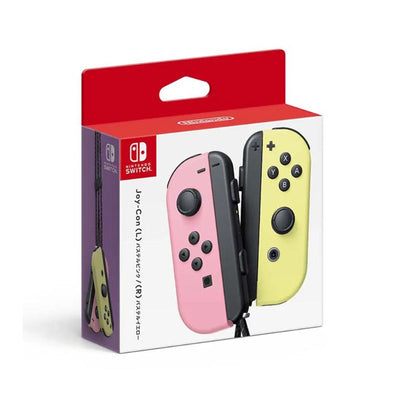 Joy-Con Nintendo Switch (L/R) - Japón - Rosado y amarillo pastel