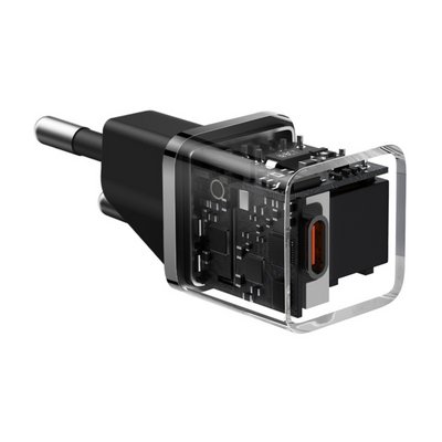 Baseus Cargador Rápido Baseus Mini GaN5 1C 20W - Negro - Bestmart