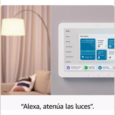 Amazon Echo Hub 8" Panel de Control para Casa Inteligente con Alexa - Blanco