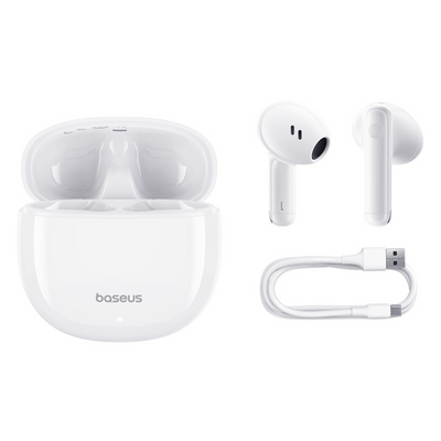 Bestmart Pack Amazon Echo Show 5 3ra Gen Blanco + Audifono Inalambrico Baseus Bowie E13 Blanco - Bestmart