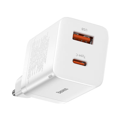 Baseus Baseus Cargador rápido Súper SI  C+U 30W EU - Blanco - Bestmart