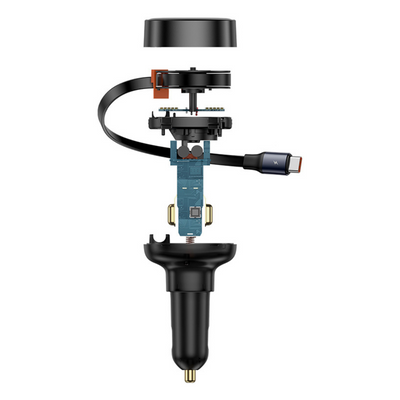 Baseus Cargador de smartphone para Auto Baseus Enjoyment Pro Con Cable Tipo C - 60W - Negro - Bestmart