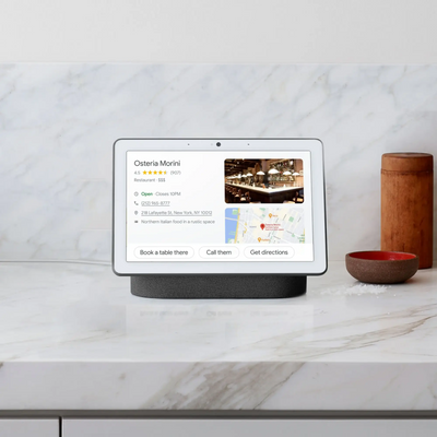 Nest Home Hub Max - Con Asistente de Google - Negro