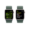 Apple Watch SE 2.ª Gen 2022 (GPS) Color Starlight aluminio 40mm con lazo deportivo LakeGreen