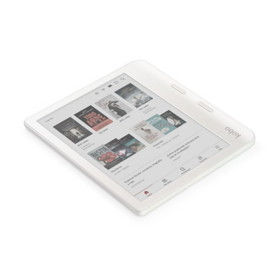 RAKUTEN KOBO Lector e Reader Kobo Libra Colour Blanco con Funda Notebook SleepCover Beige - Bestmart