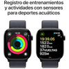 Apple Watch Series 10 (GPS) 42mm Aluminum Case with Ink Sport Loop - Jet Black - (2024)