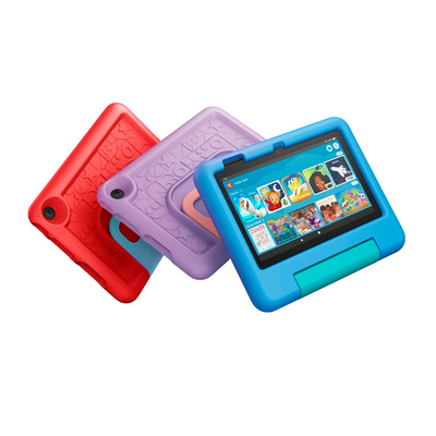 AMAZON Amazon - Fire 7 Kids Ages 3-7 (2022) 7" tablet with Wi-Fi 16 GB - Purple - Bestmart