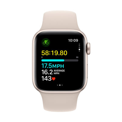 APPLE Apple Watch SE 2.ª generación (GPS) Correa deportiva 40mm - Starlight - Bestmart