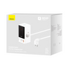 Baseus Cargador Baseus PowerCombo Digital PowerStrip (AC-Tipo C-USB-A) - 65W - Blanco - Bestmart