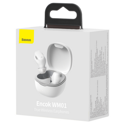 Bestmart Pack Amazon Alexa Echo Pop Lavanda + Audifono Inalambrico Baseus Encok WM01 Blanco - Bestmart