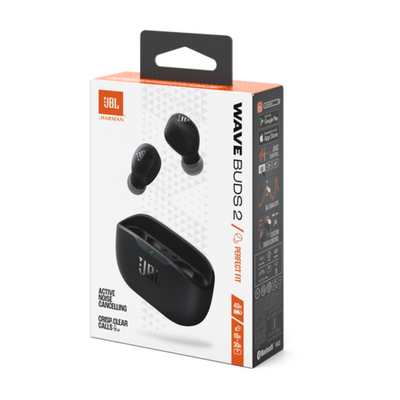 JBL Audifono Inalambrico JBL Wave Buds 2 Negro - Bestmart