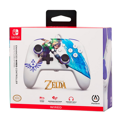 POWER A PowerA Nintendo Switch Enhanced Master Sword Attack Zelda Link, white - Nintendo Switch Controller - Bestmart