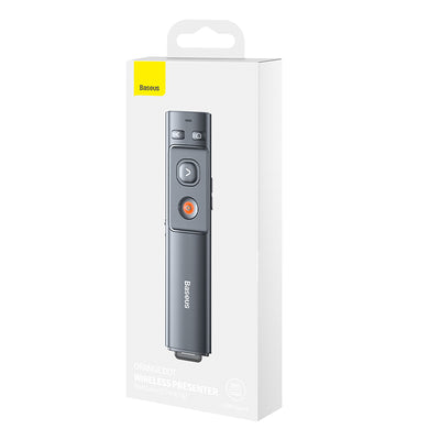 Baseus Presentador Inalámbrico Baseus Orange Dot  (Láser Rojo)(Carga) - Gris - Bestmart