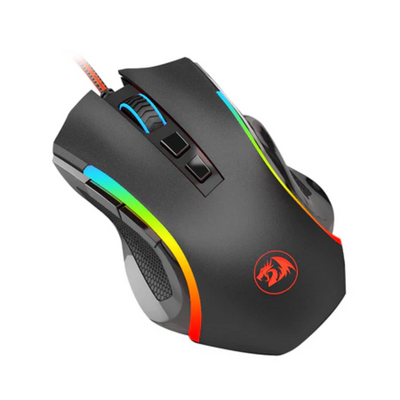 Mouse Gamer Redragon GRIFFIN M607 RGB - 7200 DPI - Negro