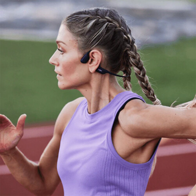 Audífonos inalámbricos Shokz OpenRun Pro con Conducción ósea - Negro