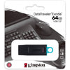 Pendrive Kingston DataTraveler Exodia de 64GB - USB 3.2 - Negro