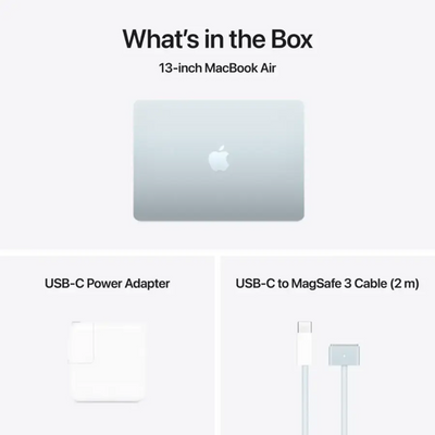 Apple Macbook Air 13,6" M4 Chip 16GB 256GB SSD Azul