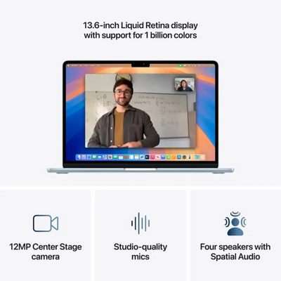 Apple Macbook Air 13,6" M4 Chip 16GB 256GB SSD Azul