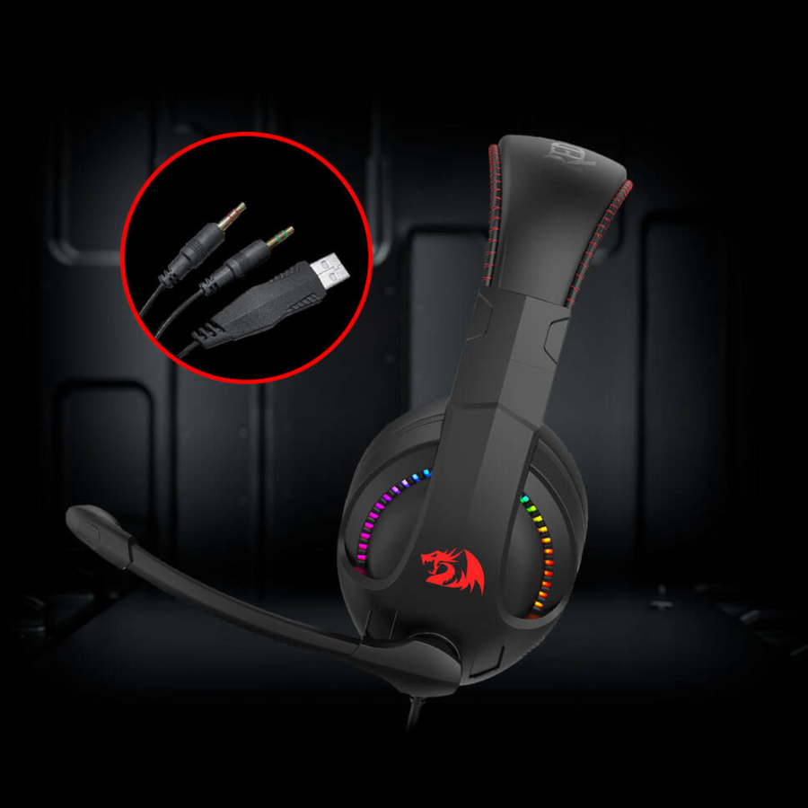 REDRAGON Audifono Gamer Redragon Cronus H211 RGB Negro - Bestmart