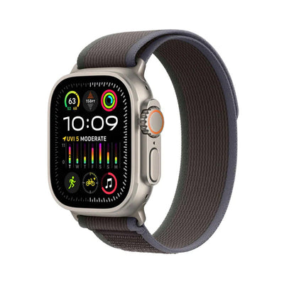 APPLE Apple Watch Ultra 2 (GPS + Cellular) Caja Titanium 49mm con correa Trail Loop Azul/Negro - M/L - Bestmart