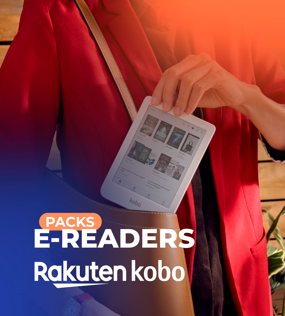Packs eReader Kobo con funda y accesorios