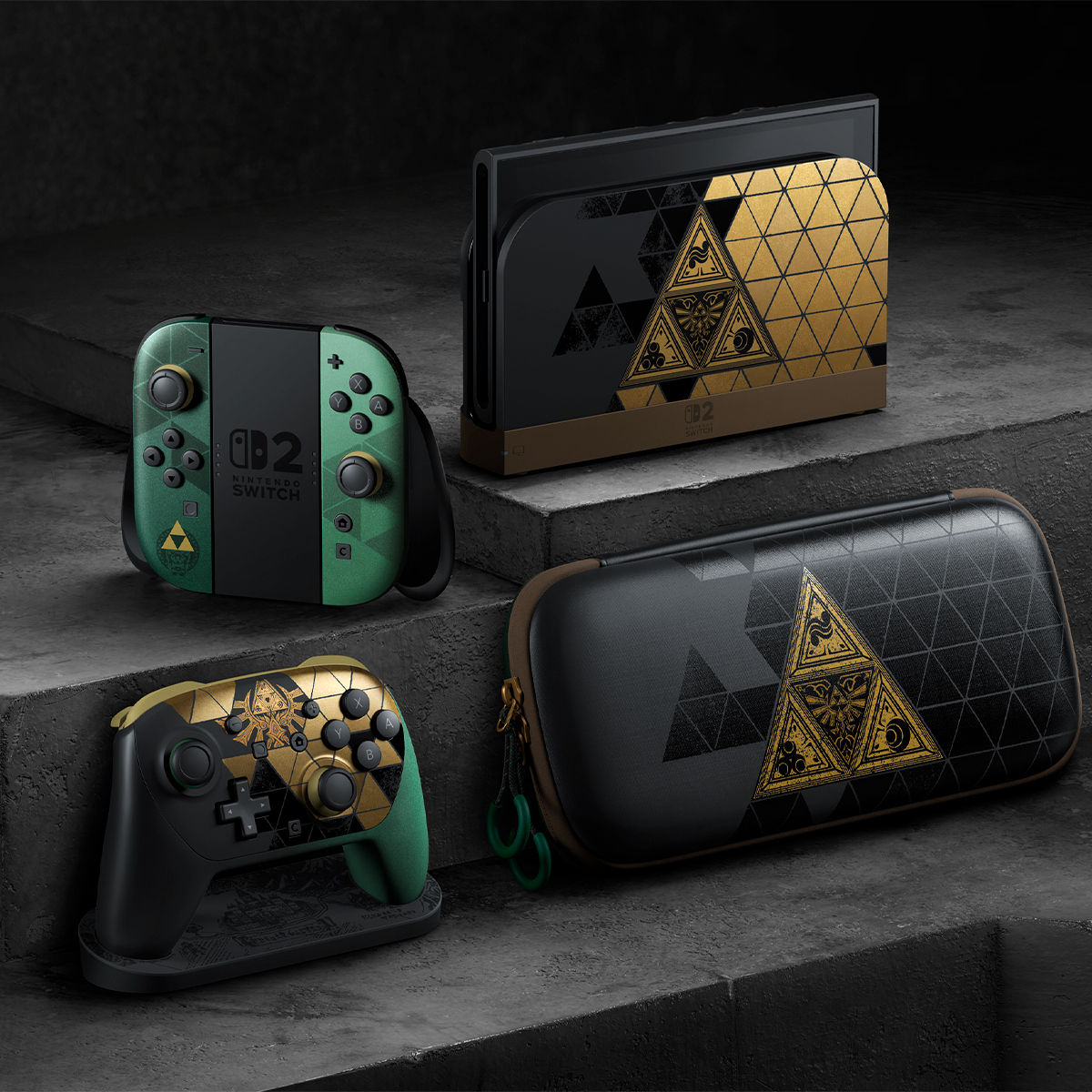 Contenido del paquete Nintendo Switch 2 Zelda 40 Aniversario