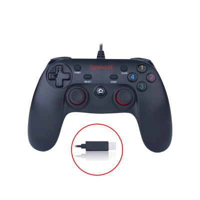 REDRAGON Control Gamer Con Cable Redragon Saturn G807 para PC y PS3 USB - Bestmart