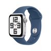 Apple Watch SE 2.ª Gen 2024 (GPS) Caja Silver aluminio 40mm con correa sport Azul - S/M