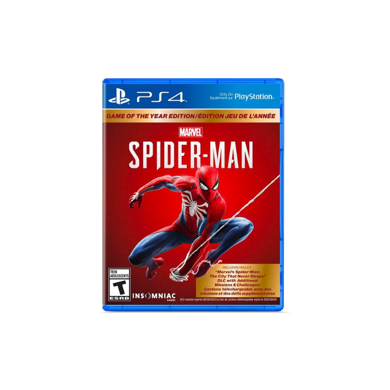 SPIDER-MAN (GAME OF THE YEAR EDITION) - (PS4)