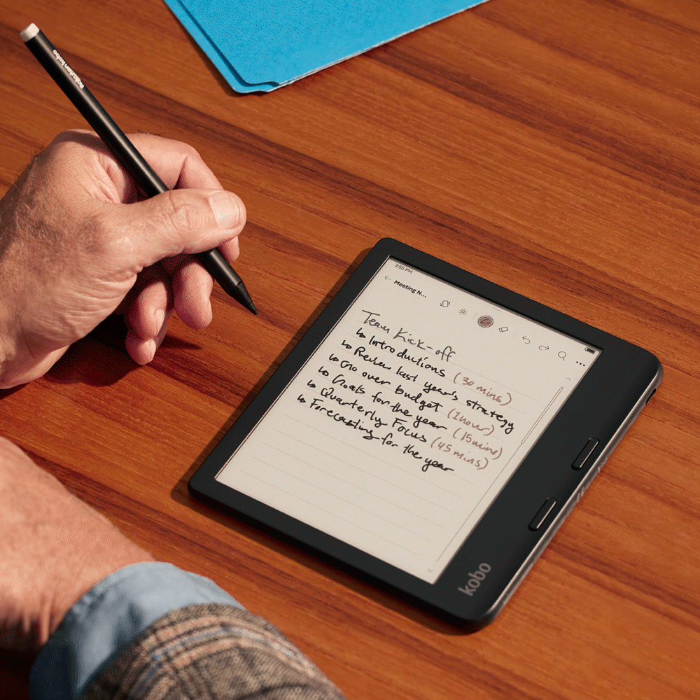 RAKUTEN KOBO Lápiz Kobo Stylus 2 para Lector E Reader Kobo Libra Colour - Negro - Bestmart