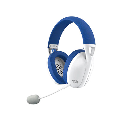 REDRAGON Audífonos Redragon H848B IRE Wireless Triple Conexión - Blanco/Azul - Bestmart