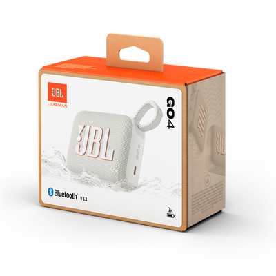 Parlante Bluetooth JBL GO 4 - Blanco