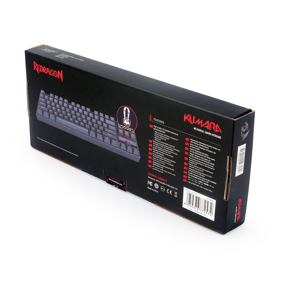 Teclado Gamer KUMARA 2 K552R-SP Rainbow - Negro