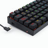 Teclado Gamer Redragon DRAGONBORN K630 RGB -SWITCH RED - Negro