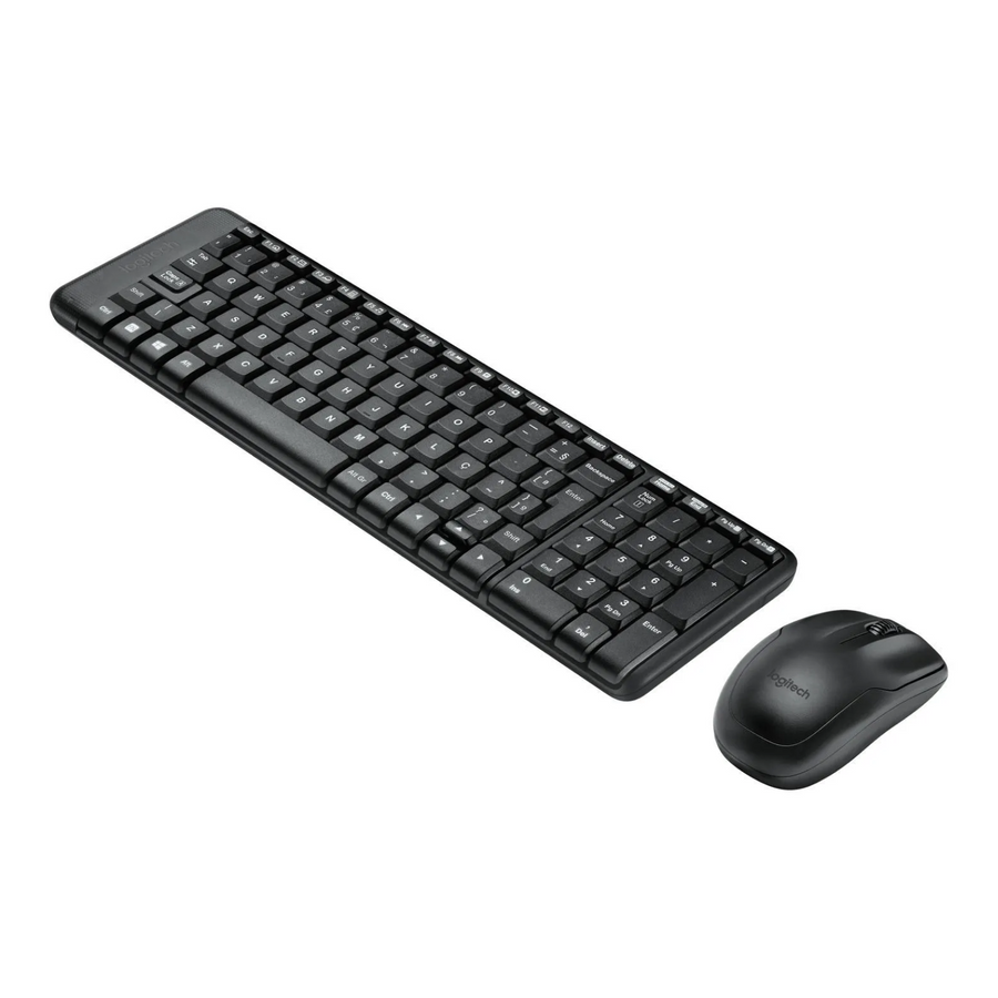 Kit Teclado + Mouse Logitech MK220 Español negro