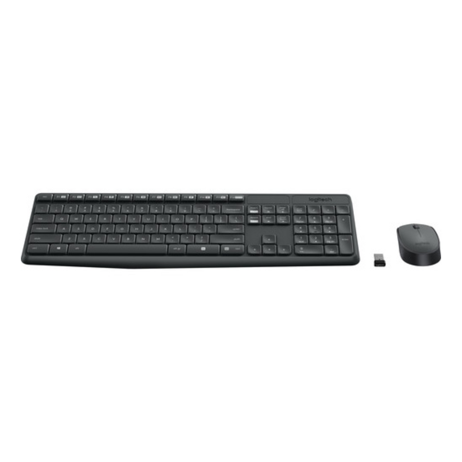 Kit Teclado + Mouse Logitech MK235 Español negro